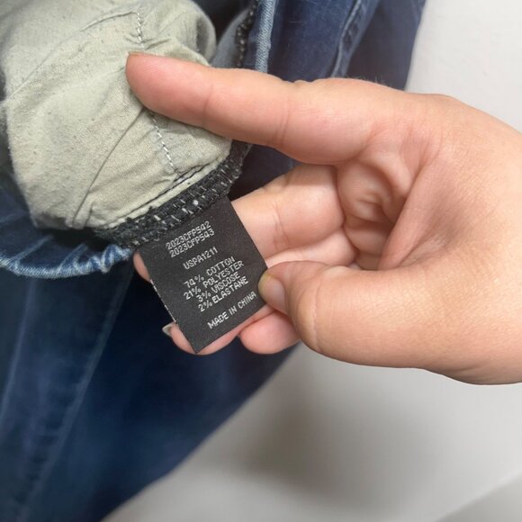 Universal Standard Medium Blue Denim Jeggings With Elastic Waistband & Pockets - Picture 3 of 9